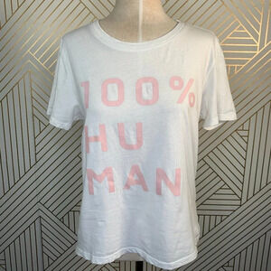 Everlane The 100% Human Box-Cut Tee‎ in Large Print